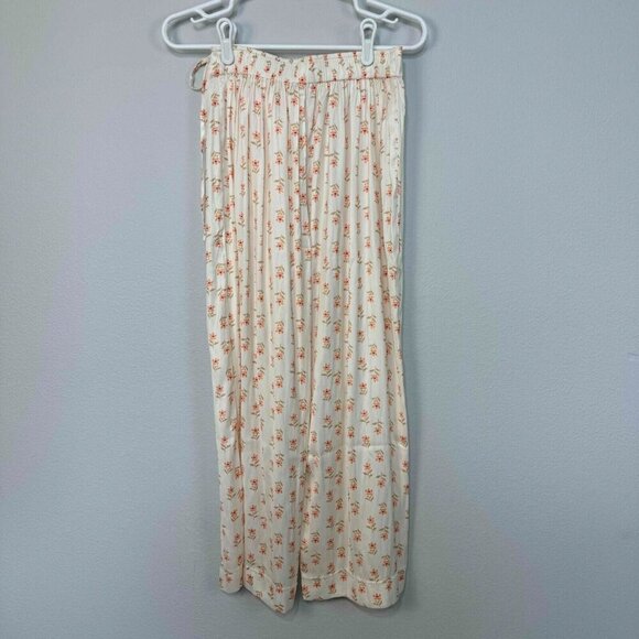 Free People Intimately First Choice Lounge Pant Comfy Wrap-Front Floral Size XL - Picture 8 of 15